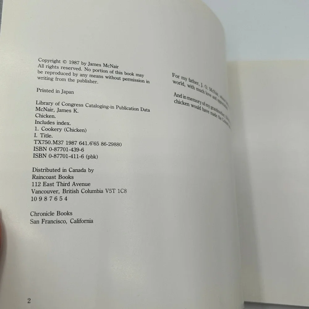 Chronicle Books james mcnair